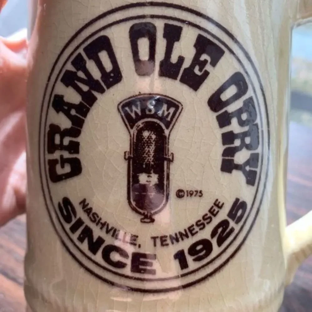 Vintage 1975 Grand Ole Opry Beer Stein‎ Mug